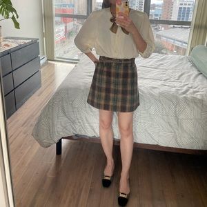 Vintage wool skirt size S/XS made in Japan